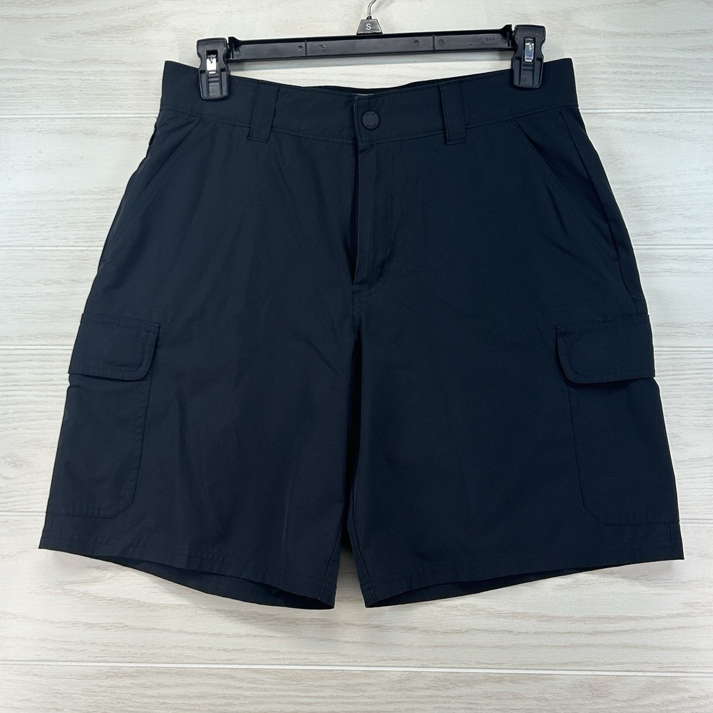 Orvis Cargo Shorts Performance Tech Fishing Utility Hiking Black Sz 32 Actual 33